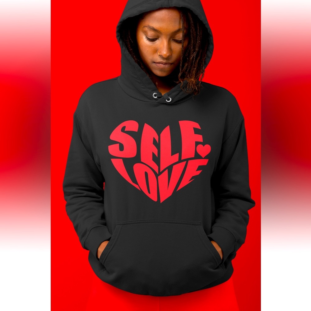 Custom Designed Self Love Clothing Hoodie